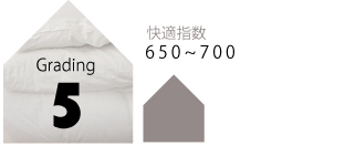 快適指数650〜700